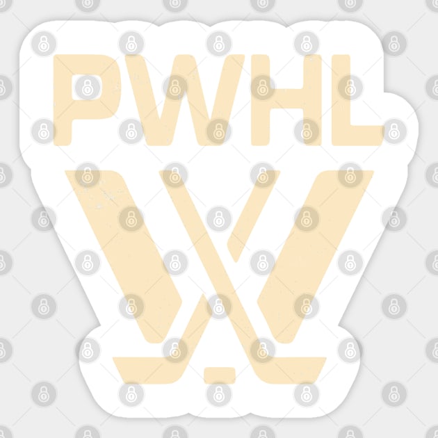 PWHL vintage Nyindirprojek Sticker by NYINDIRPROJEK